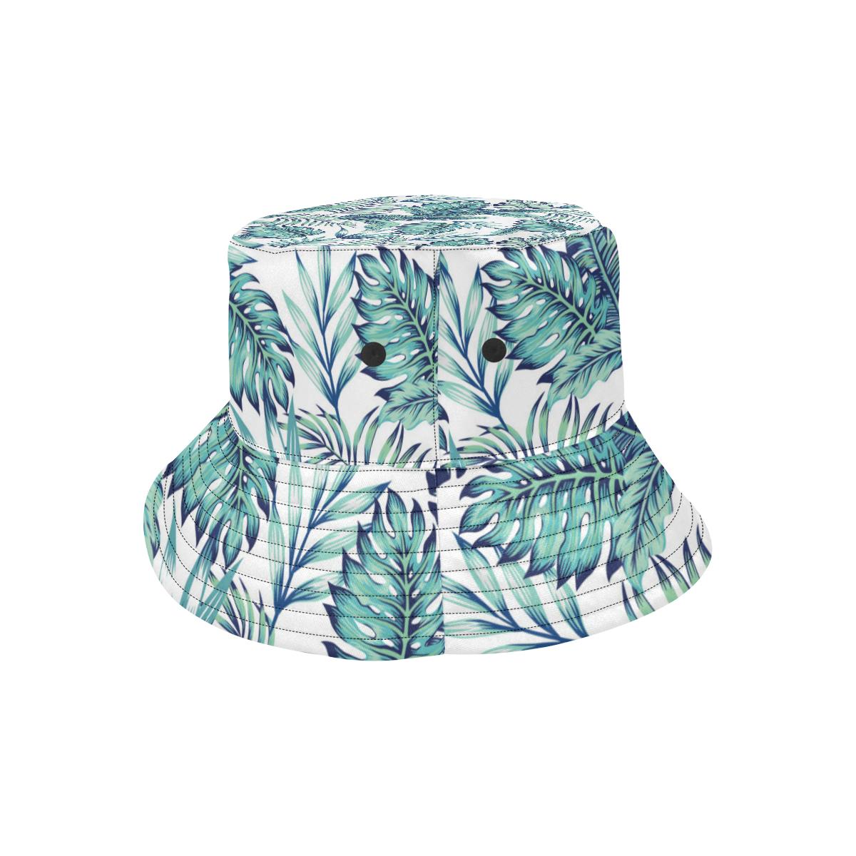 Pattern Tropical Palm Leaves Unisex Bucket Hat