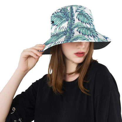 Pattern Tropical Palm Leaves Unisex Bucket Hat
