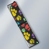 Paw Colorful Print Car Sun Shade For Windshield