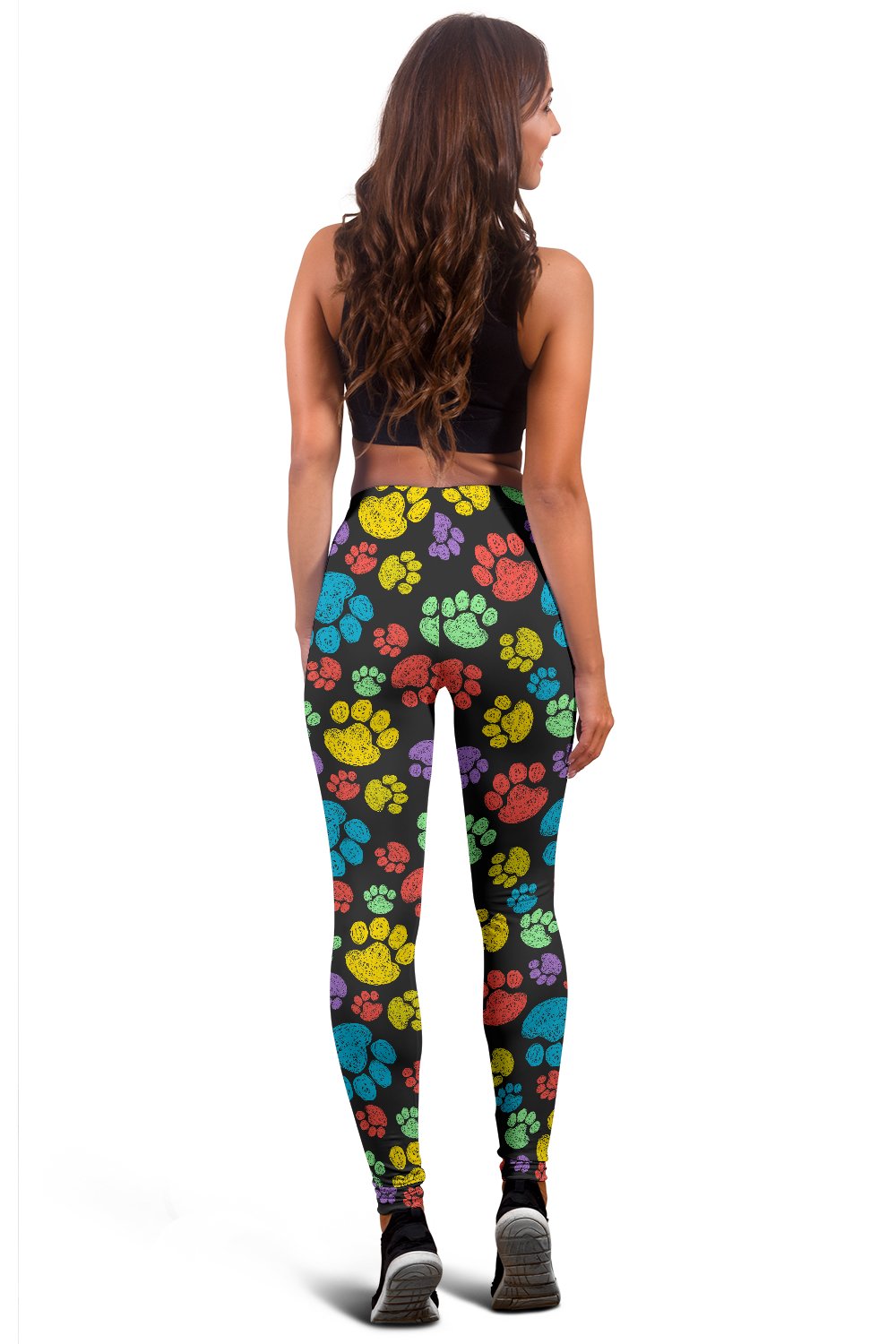 Paw Colorful Print Women Leggings
