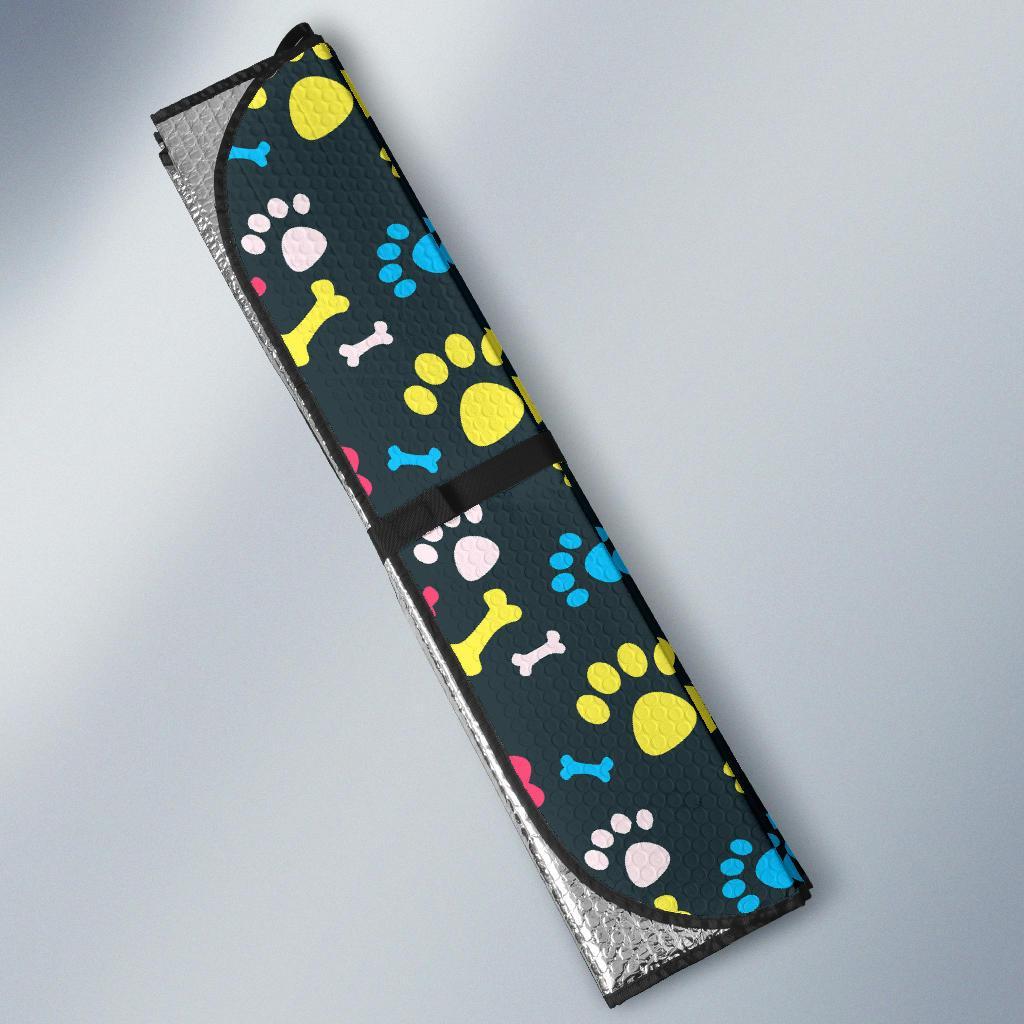 Paw Design Print Car Sun Shade For Windshield