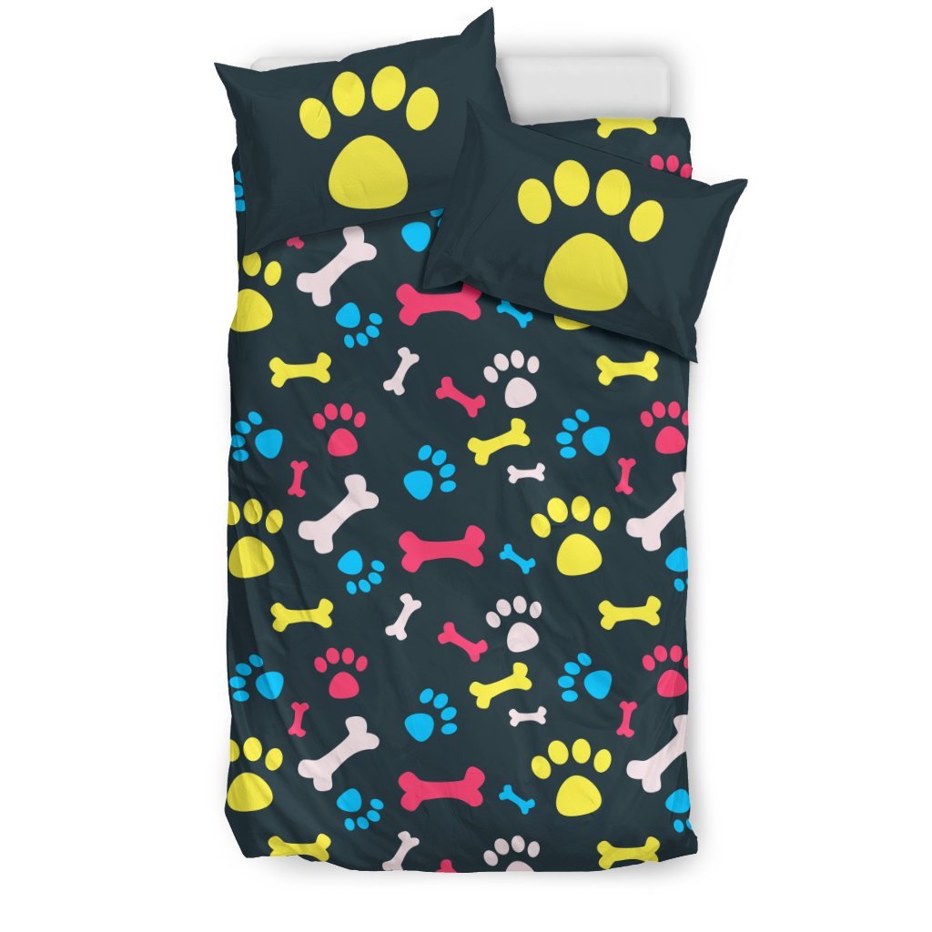 Paw Design Print Duvet Cover Bedding Set