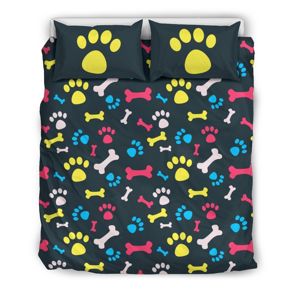 Paw Design Print Duvet Cover Bedding Set