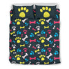 Paw Design Print Duvet Cover Bedding Set