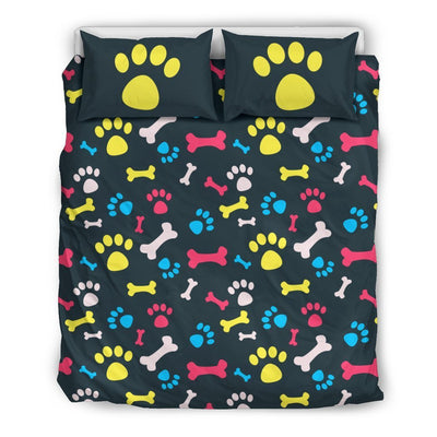 Paw Design Print Duvet Cover Bedding Set