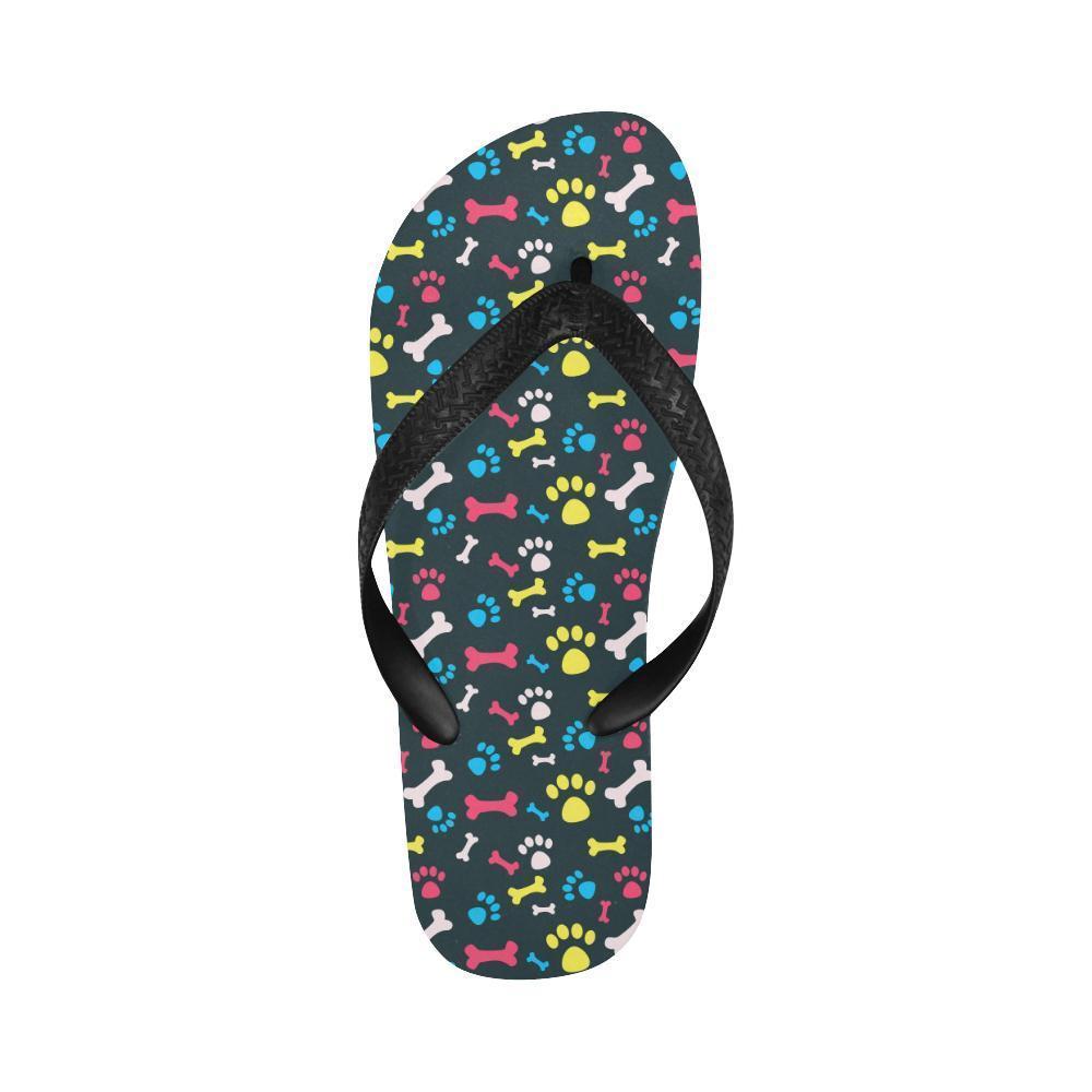 Paw Design Print Flip Flops-JTAMIGO.COM