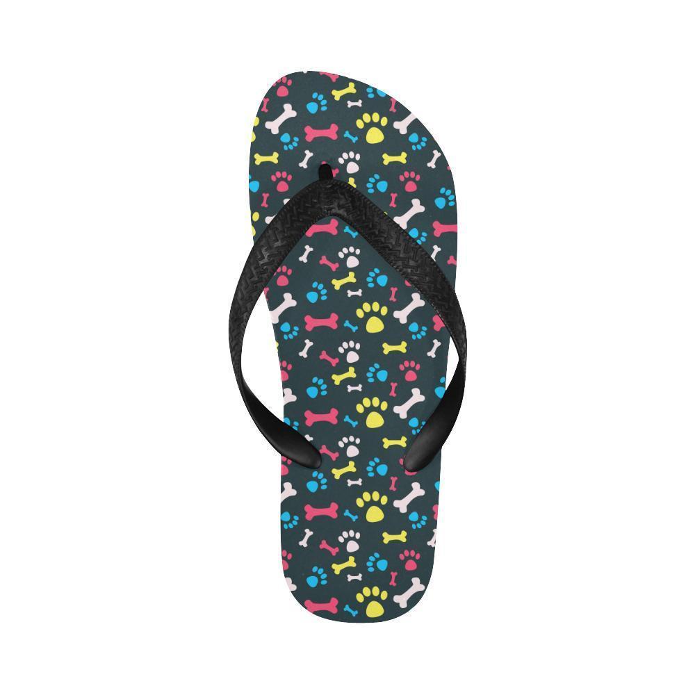 Paw Design Print Flip Flops-JTAMIGO.COM