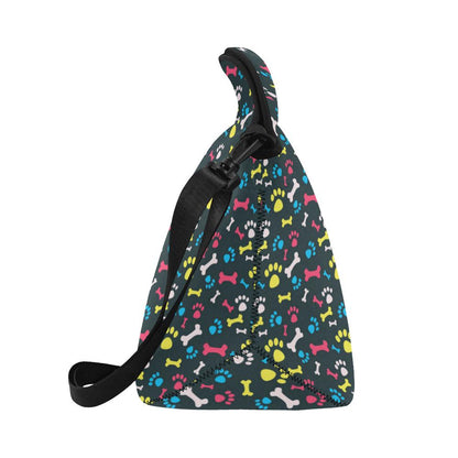 Paw Design Print Neoprene Lunch Bag (Model 1669)(Large)-JTAMIGO.COM