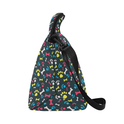 Paw Design Print Neoprene Lunch Bag (Model 1669)(Large)-JTAMIGO.COM