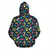 Paw Design Print Pullover Hoodie