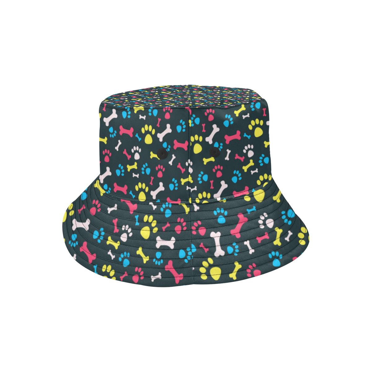 Paw Design Print Unisex Bucket Hat