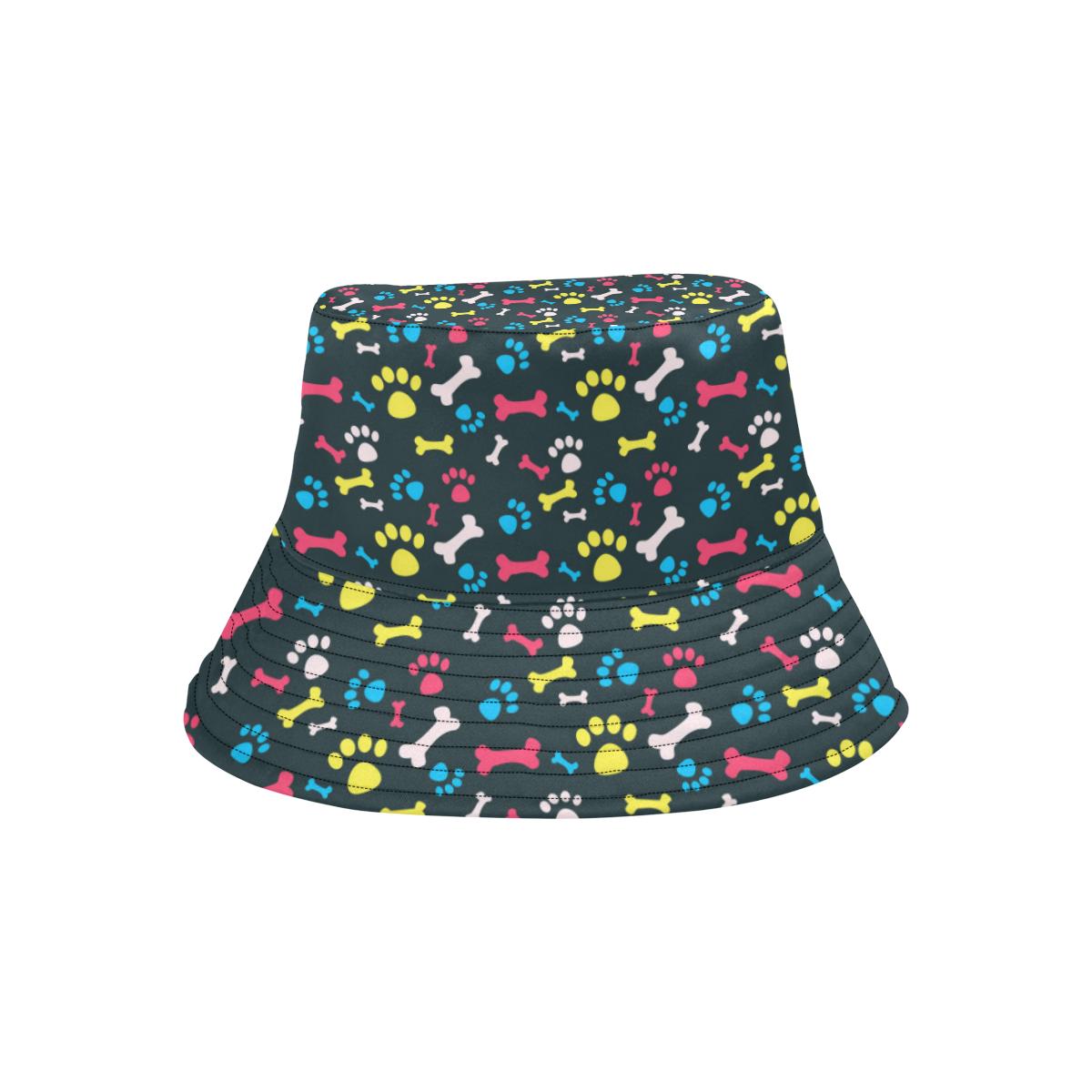 Paw Design Print Unisex Bucket Hat