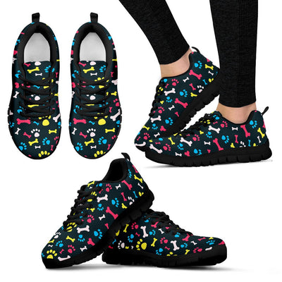 Paw Design Print Women Sneakers Shoes