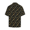 Paw Gold Print Men Aloha Hawaiian Shirt