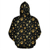 Paw Gold Print Pullover Hoodie