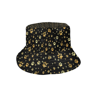 Paw Gold Print Unisex Bucket Hat
