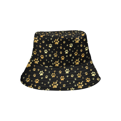 Paw Gold Print Unisex Bucket Hat