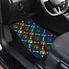 Paw Rainbow Print Car Floor Mats