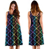 Paw Rainbow Print Sleeveless Dress