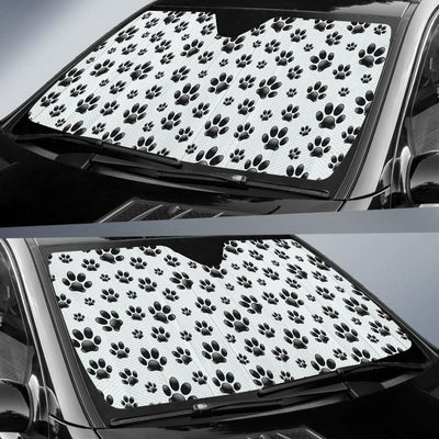 Paw Themed Print Car Sun Shade For Windshield