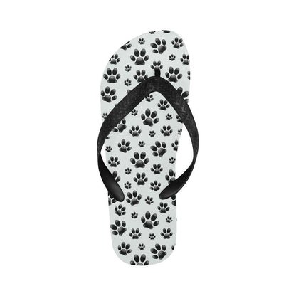 Paw Themed Print Flip Flops-JTAMIGO.COM
