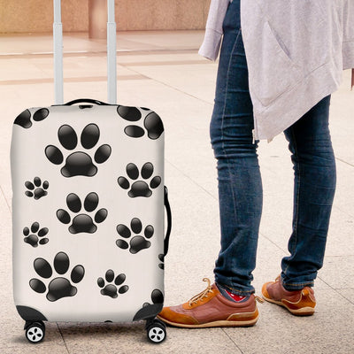 Paw Themed Print Luggage Cover Protector