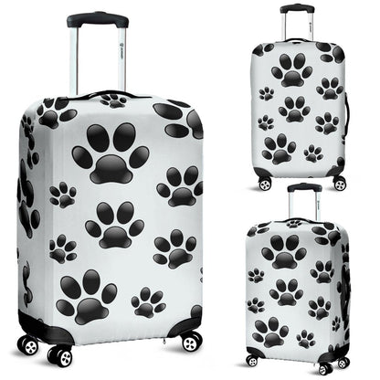 Paw Themed Print Luggage Cover Protector