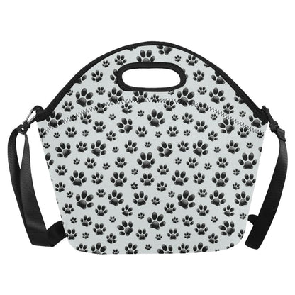 Paw Themed Print Neoprene Lunch Bag (Model 1669)(Large)-JTAMIGO.COM