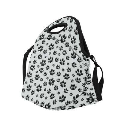 Paw Themed Print Neoprene Lunch Bag (Model 1669)(Large)-JTAMIGO.COM