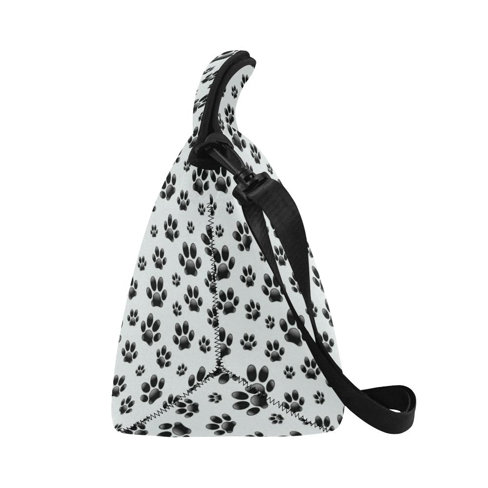 Paw Themed Print Neoprene Lunch Bag (Model 1669)(Large)-JTAMIGO.COM