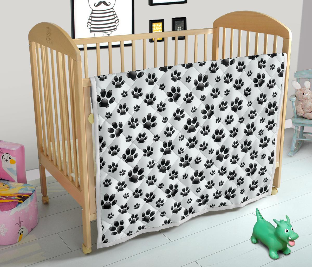 Paw Themed Print Premium Quilt-JTAMIGO.COM