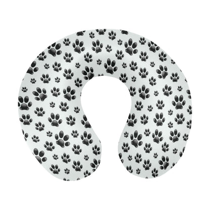 Paw Themed Print U-Shaped Travel Neck Pillow-JTAMIGO.COM
