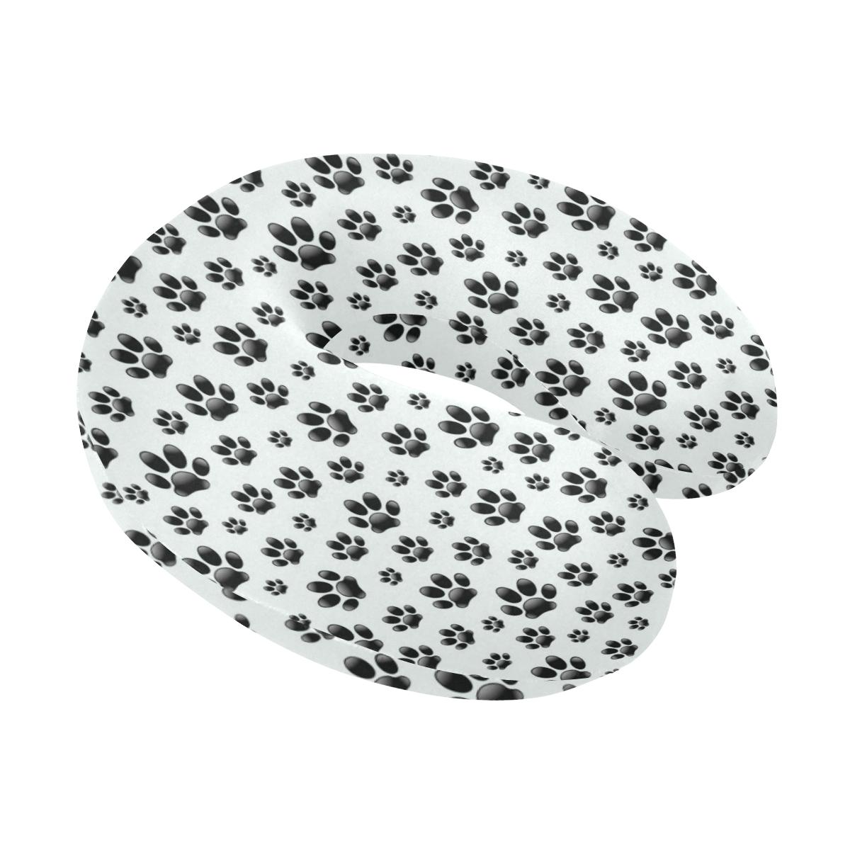 Paw Themed Print U-Shaped Travel Neck Pillow-JTAMIGO.COM