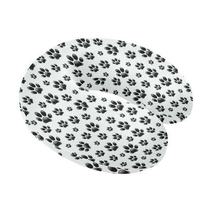 Paw Themed Print U-Shaped Travel Neck Pillow-JTAMIGO.COM