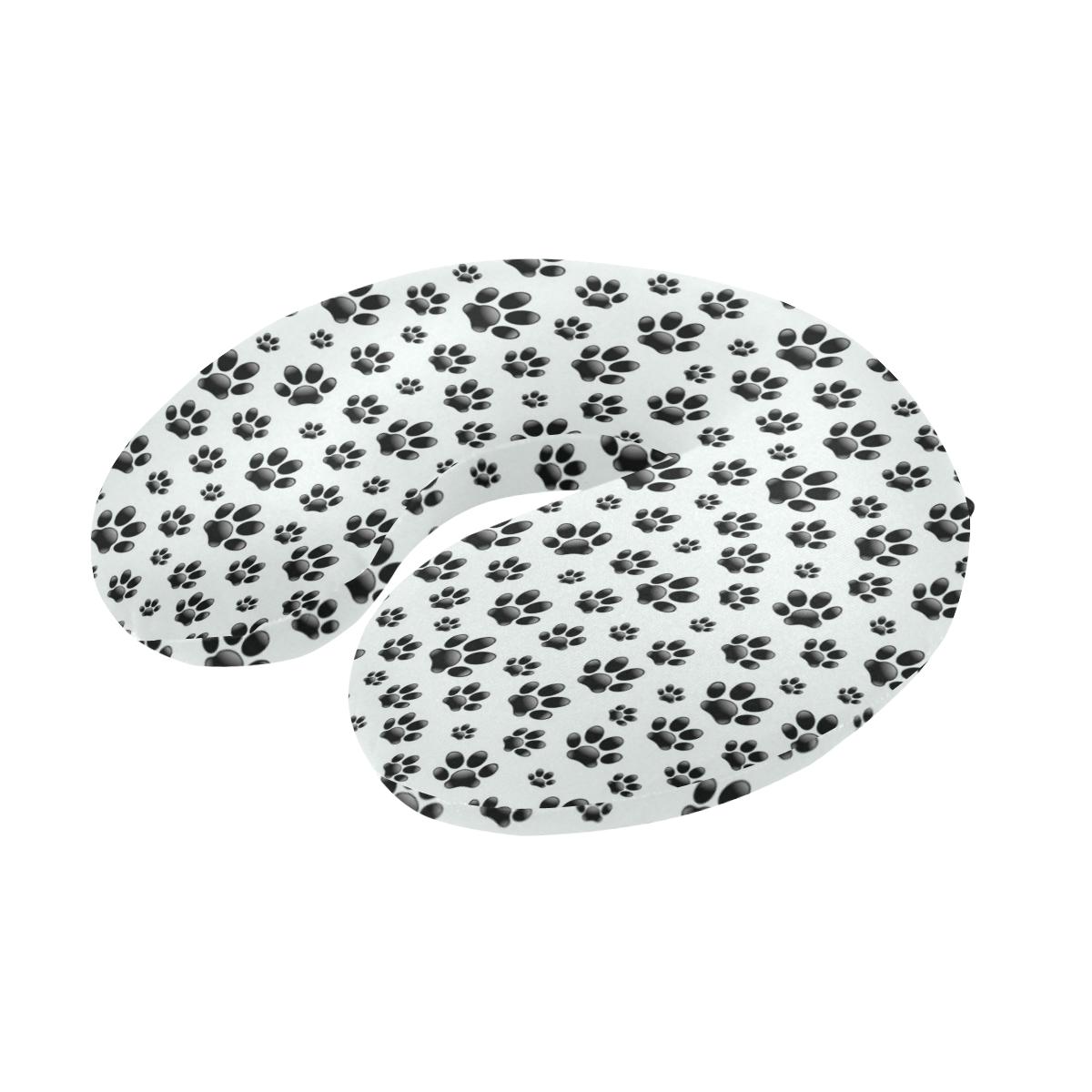 Paw Themed Print U-Shaped Travel Neck Pillow-JTAMIGO.COM