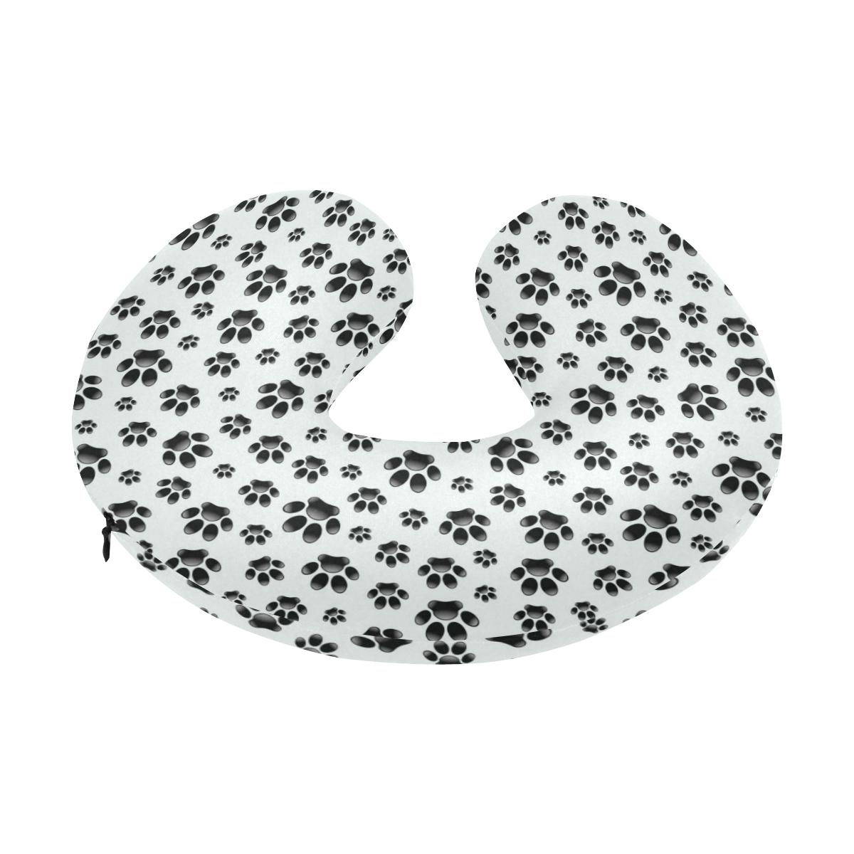Paw Themed Print U-Shaped Travel Neck Pillow-JTAMIGO.COM