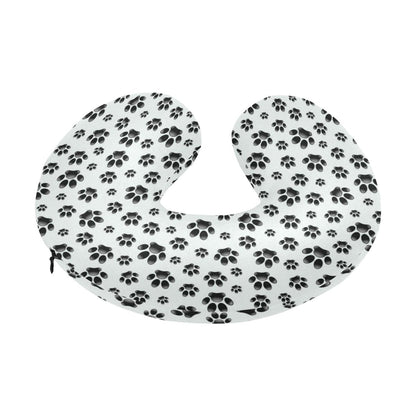Paw Themed Print U-Shaped Travel Neck Pillow-JTAMIGO.COM