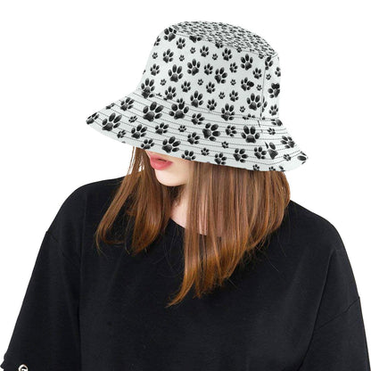 Paw Themed Print Unisex Bucket Hat
