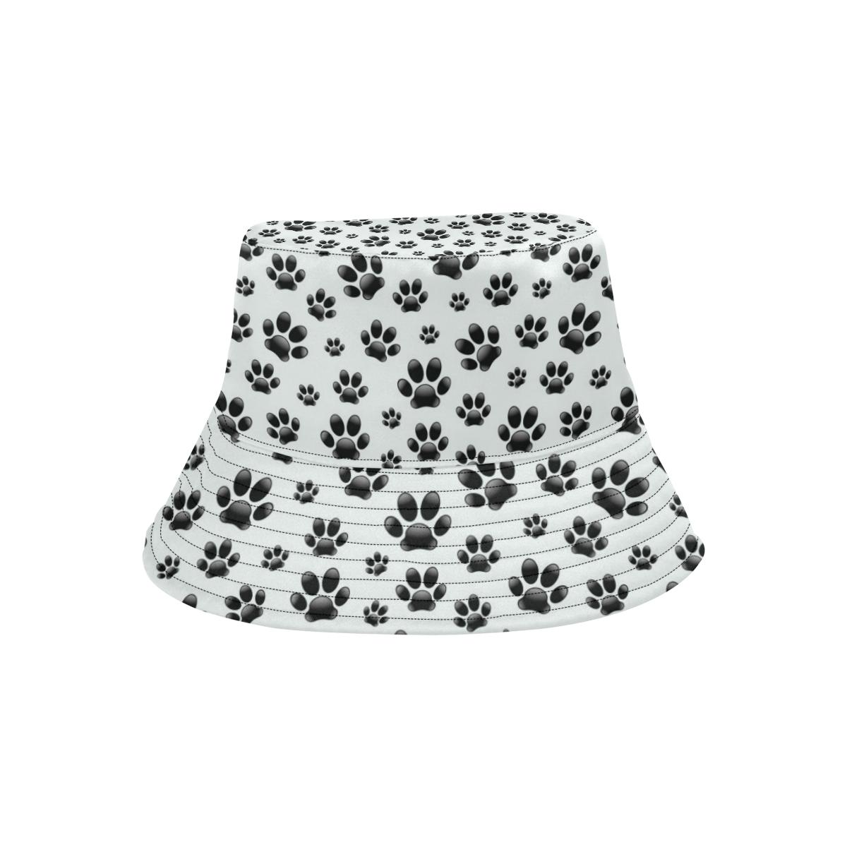 Paw Themed Print Unisex Bucket Hat