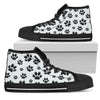 Paw Themed Print Women High Top Shoes