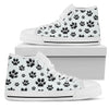 Paw Themed Print Women High Top Shoes