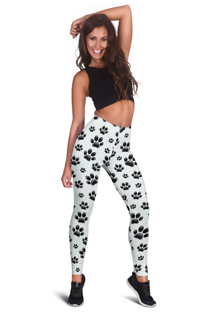 Paw Themed Print Women Leggings