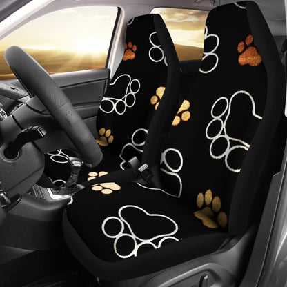 Paws Print Universal Fit Car Seat Covers