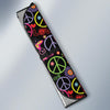 Peace Sign Colorful Design Print Car Sun Shade For Windshield