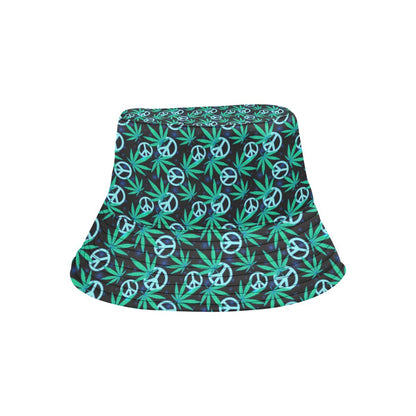 Peace Sign Themed Design Print Unisex Bucket Hat