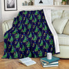 Peacock Art Design Print Fleece Blanket