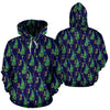 Peacock Art Design Print Pullover Hoodie