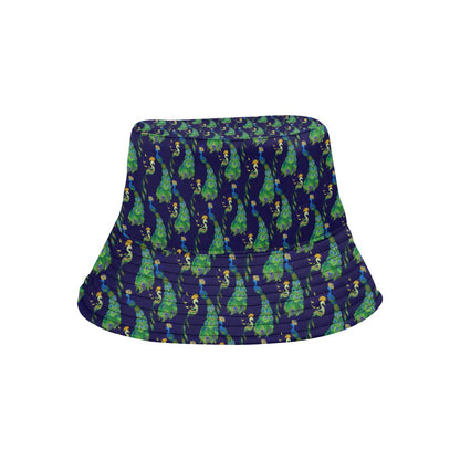 Peacock Art Design Print Unisex Bucket Hat