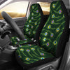 Peacock Feather Green Design Print Universal Fit Car Seat Covers