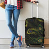 Peacock Feather Pattern Design Print Luggage Cover Protector